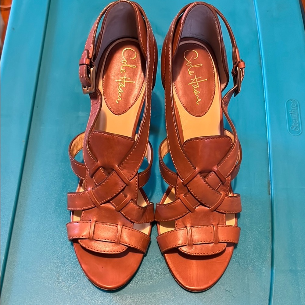 Cole Haan "Whitney" Strappy Heels.
